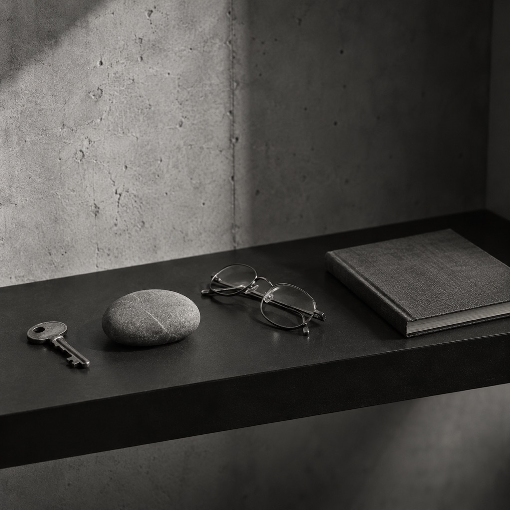 Illustrative collection of meaningful objects